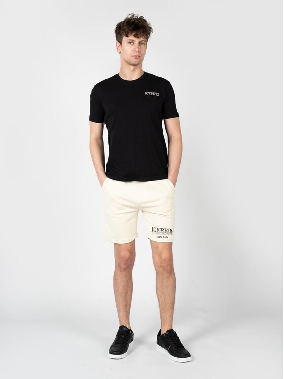 Iceberg Iceberg T-Shirt F0256307 Μαύρο Regular Fit