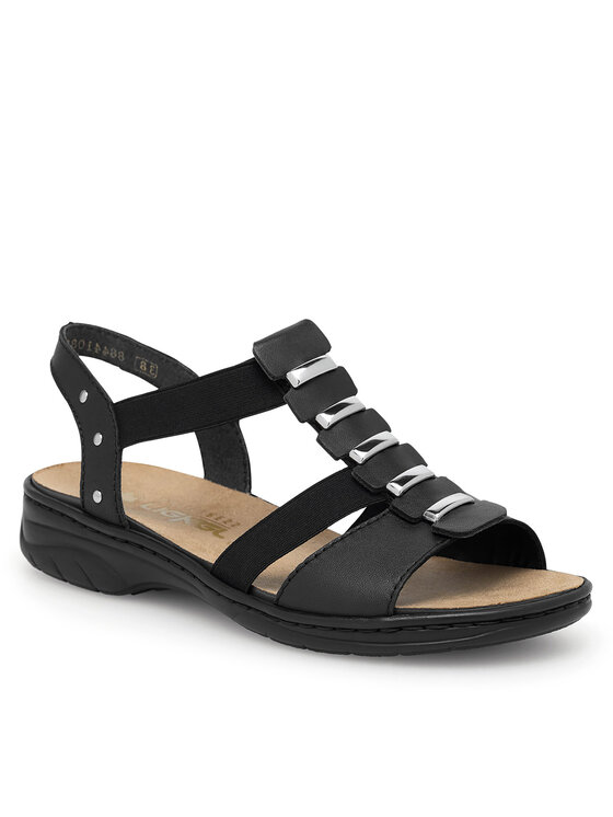 Rieker Rieker Sandales 64580-00 Melns