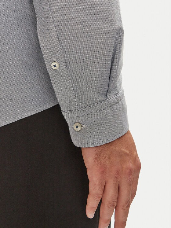 BOSS Boss Srajca H-Roan 50520265 Modra Slim Fit