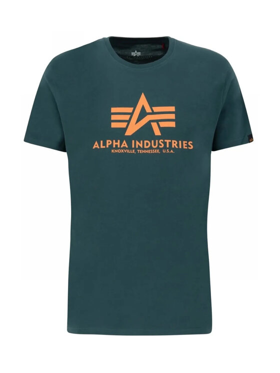 Alpha Industries Alpha Industries Tričko AI.100501-720-XXL Zelená Regular Fit