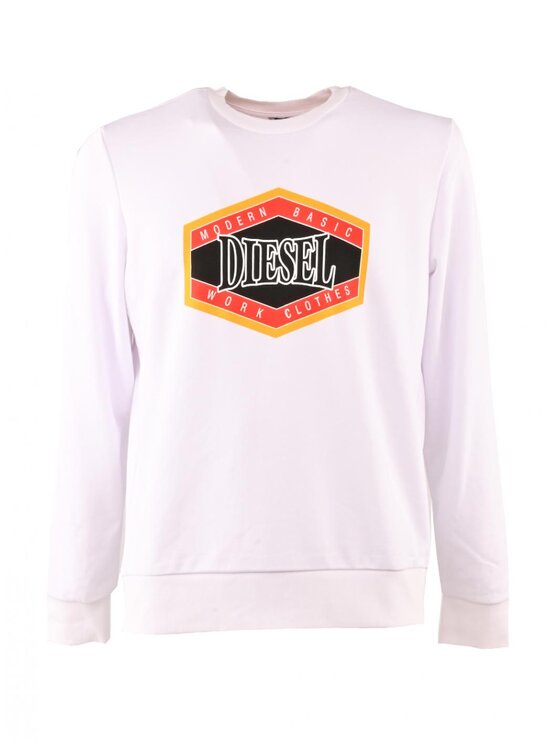 Diesel Diesel Μπλούζα a06499_0hayt-100 Λευκό Regular Fit