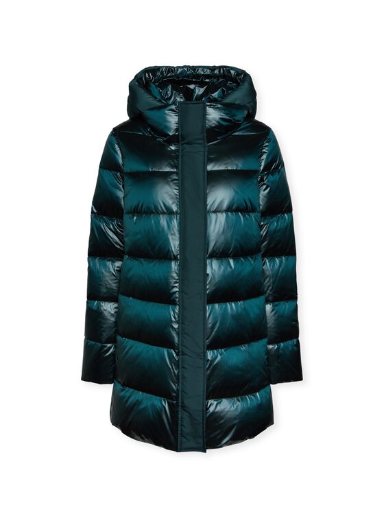 Elena Mirò Elena Mirò Giubbotto piumino F887P000125N035 Verde A-Line Fit