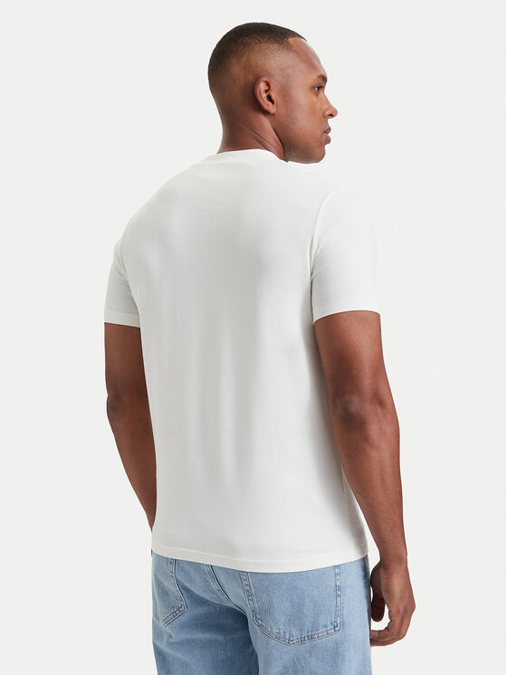 KARL LAGERFELD KARL LAGERFELD Tričko 755040 564235 Krémová Regular Fit