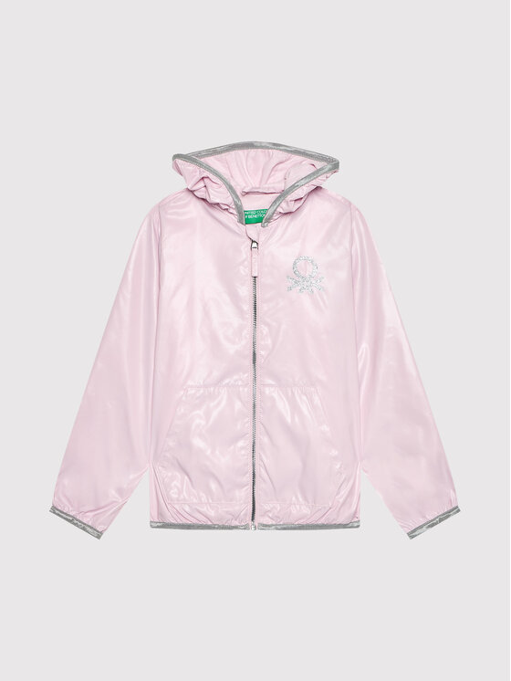 United Colors Of Benetton United Colors Of Benetton Dežna jakna 2EO053HI0 Roza Regular Fit