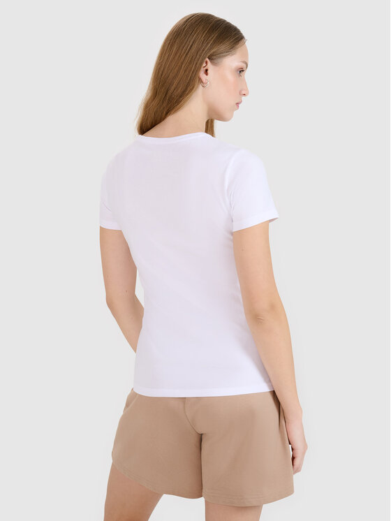 4F 4F T-Shirt NOS Biały Slim Fit