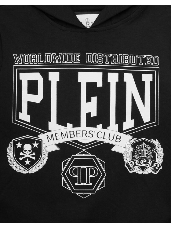 PHILIPP PLEIN PHILIPP PLEIN Bluza 19663 Czarny Regular Fit