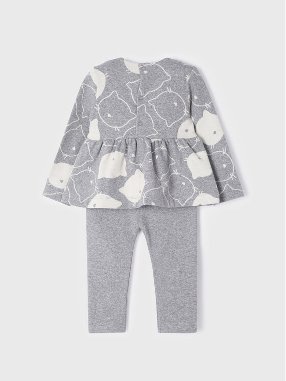 Completo maglietta e leggings 2728 Grigio Regular