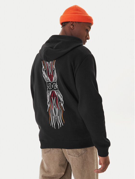 DC Shoes DC Shoes Bluză Burnt Out EDYSF03253 Negru Regular Fit