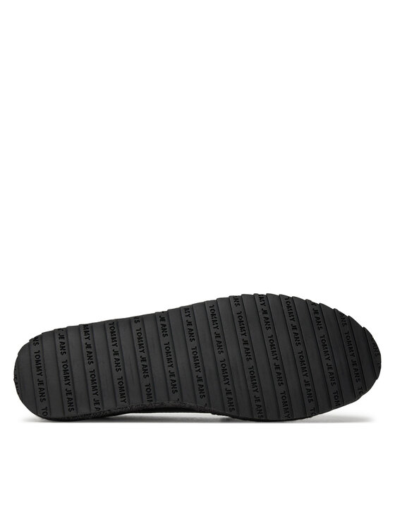 Tommy Jeans Tommy Jeans Еспадрили Tjw Varsity Espadrille EN0EN02470 Черен