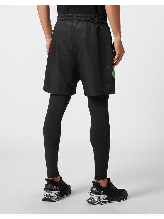 Plein Sport Plein Sport Legginsy 2839 Czarny Active Fit