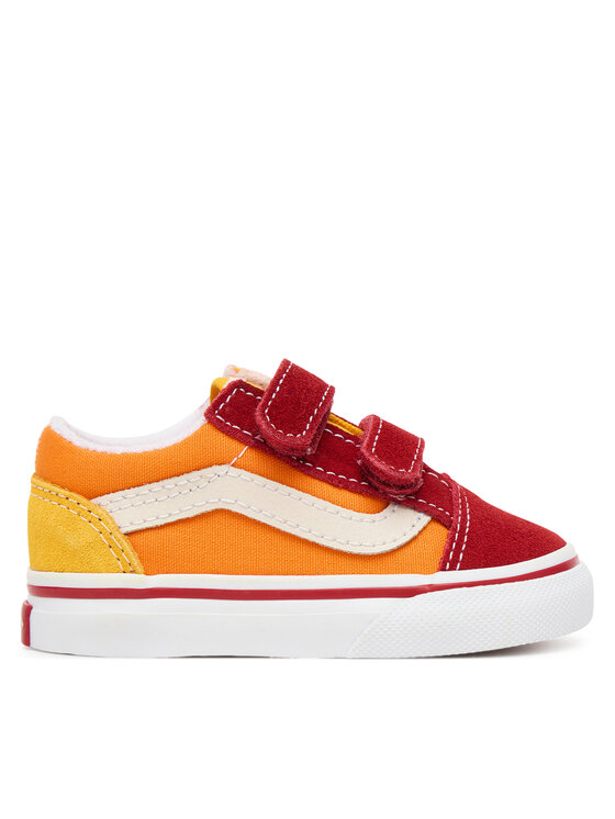 Vans Vans Tenisówki Old Skool V Retro VN000CTG4481 Pomarańczowy