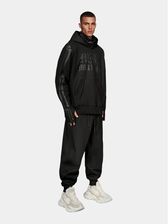 MADE BY SOCIETY MADE BY SOCIETY Spodnie materiałowe Contemporary - P17697 Czarny Basic Fit