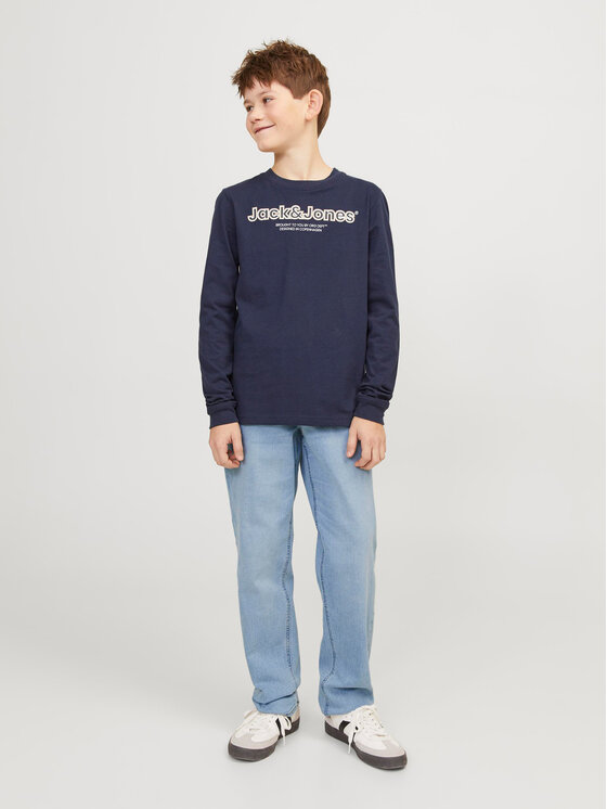 Jack&Jones Junior Jack&Jones Junior Džinsi Glenn 12249054 Zils Slim Fit