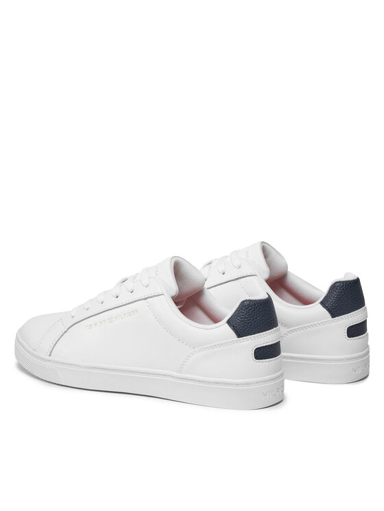 Tommy Hilfiger Tommy Hilfiger Sneakersy Essential Cupsole Sneaker FW0FW07687 Biela