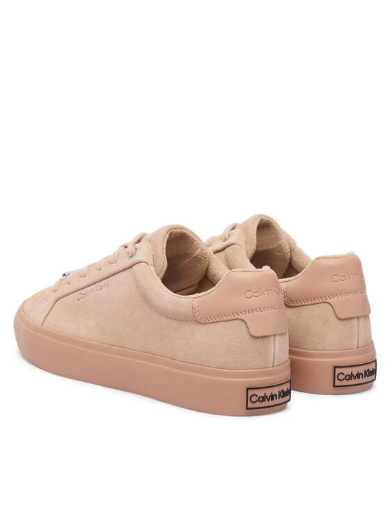 Calvin Klein Calvin Klein Sneakersy Lace-Up Sneaker Suede/Wl Ck HW0HW02679 Ružová
