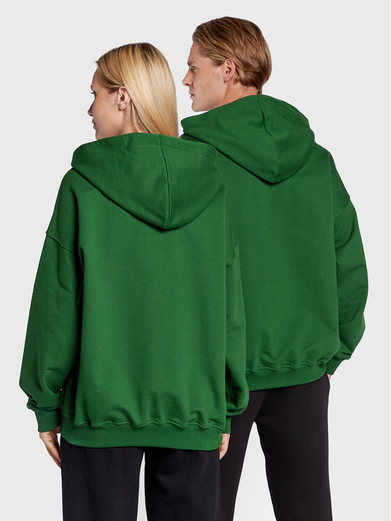 2005 2005 Mikina Unisex Hot Dads Zelená Relaxed Fit