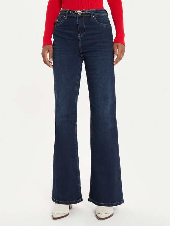 Morgan Jeans 242-PELOU Blu Flare Fit, taglia : 34