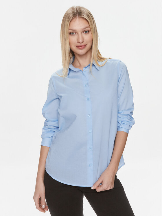 United Colors Of Benetton United Colors Of Benetton Košulja 5CQYDQ06U Svijetloplava Regular Fit