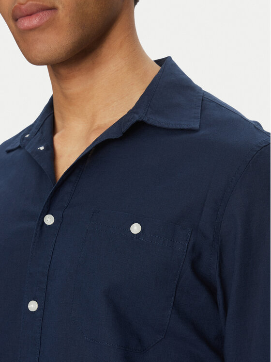 Blend Blend Särk 20718400 Tumesinine Regular Fit
