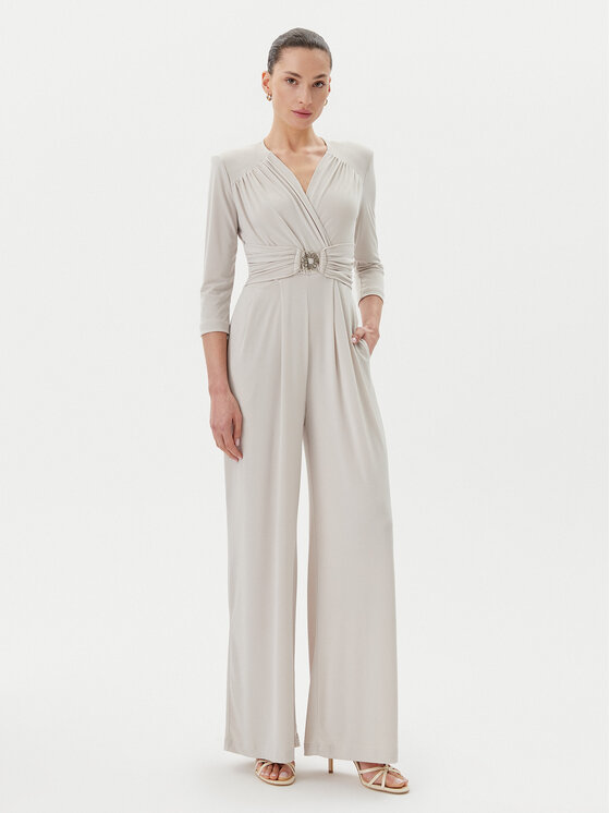 Rinascimento Jumpsuit CFC0123772003 Beige Regular Fit, taglia : XL