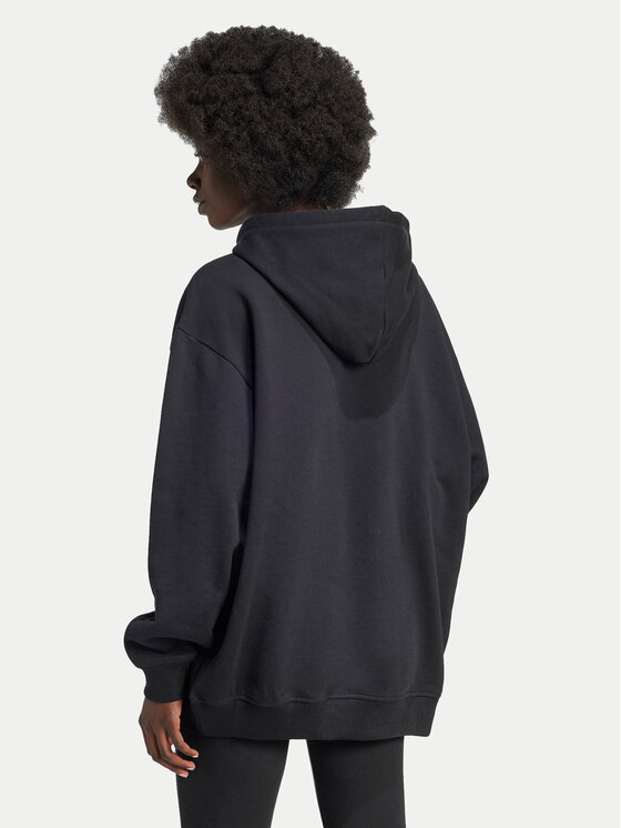 adidas adidas Mikina Essentials IY9615 Čierna Oversize