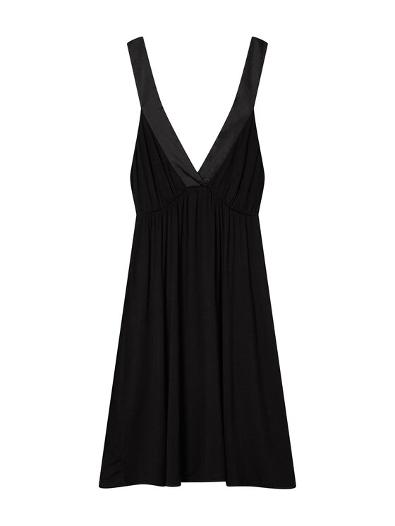 Esotiq Esotiq Koszula nocna 45319 Czarny Regular Fit