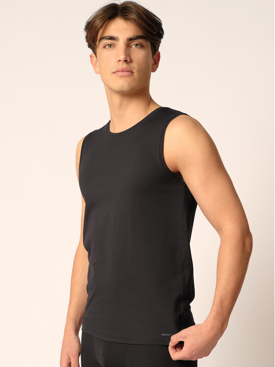 Skiny Skiny T-Shirt 80982 Czarny Regular Fit