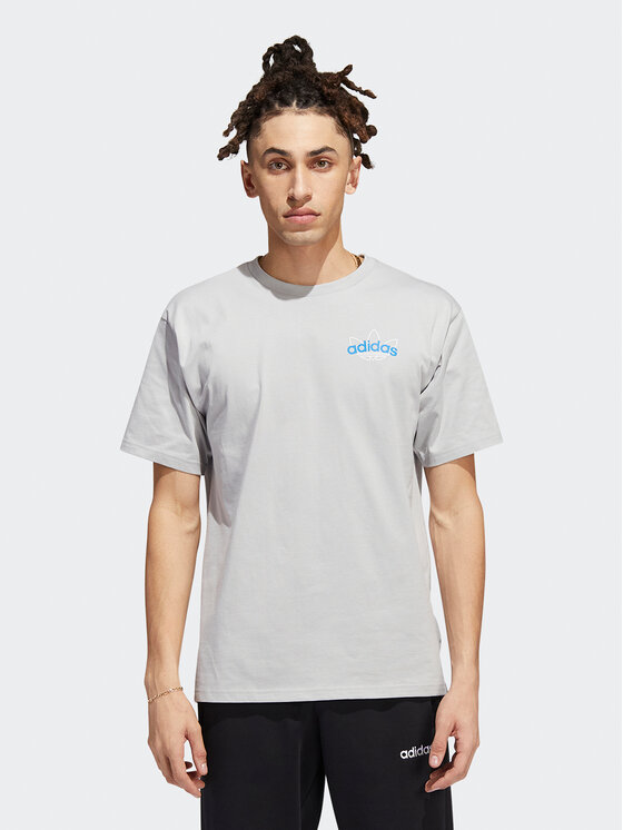 adidas adidas T-shirt Athletic Club HI2971 Siva Regular Fit