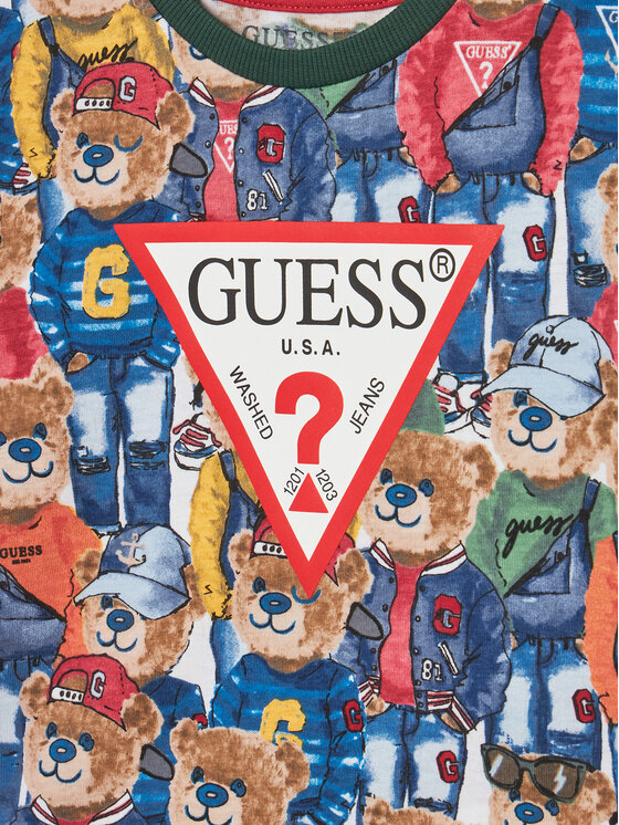 Guess Guess T-krekls N5RI14 K8HM4 Daudzkrāsains Regular Fit