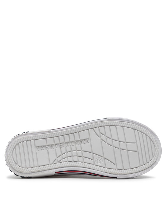Tommy Hilfiger Tommy Hilfiger Trampki Low Cut Lace Up Sneaker T3X4-30692-0890 M Biały