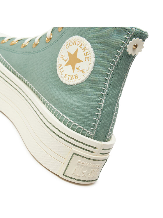 Converse Sneakers Chuck Taylor All Star Modern Lift Platform Crafted Stitching A07547C Vert