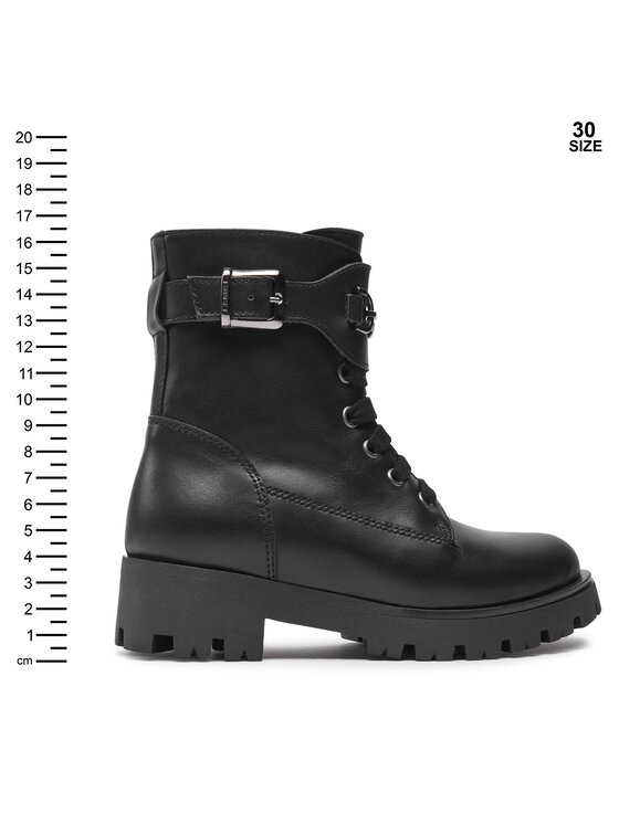 TWINSET TWINSET Žygio batai Anfibio 242GCJ M Juoda