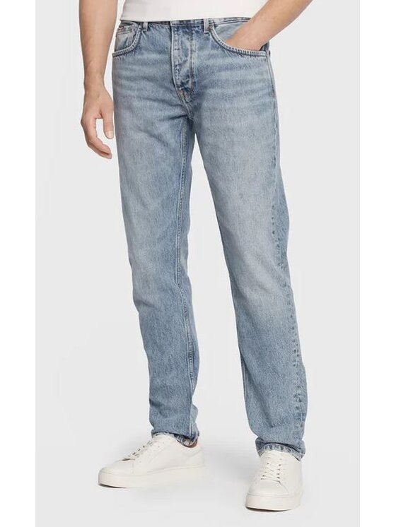 Pepe Jeans Pepe Jeans Jeansy PM206317 Błękitny Relaxed Fit
