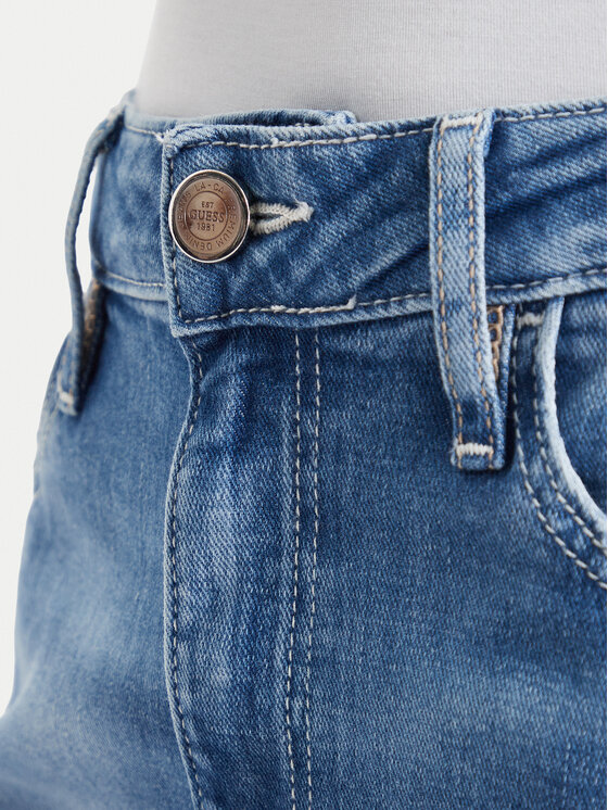 Guess Guess Jeansy W6YA82 D1331 Niebieski Wide Leg