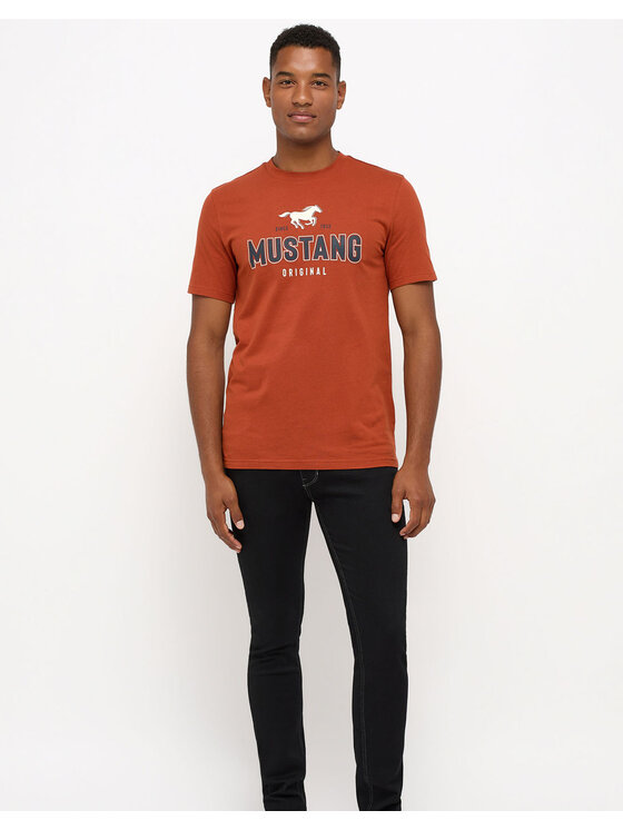 Mustang Mustang T-Shirt 4058823561945 Niebieski Regular Fit