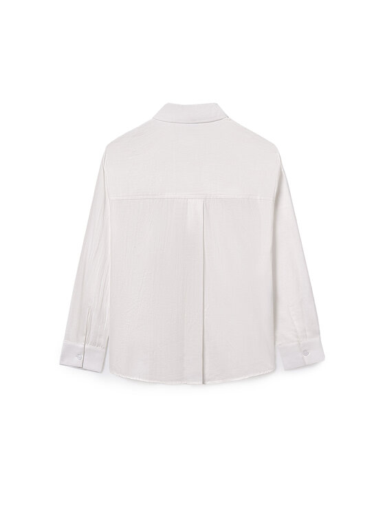 Mayoral Mayoral Camicia 7197 Bianco Regular Fit
