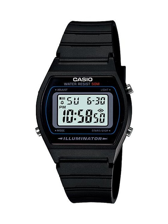 Casio Casio Ρολόι W-202-1AVEF Μαύρο