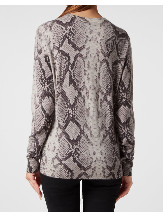PHILIPP PLEIN PHILIPP PLEIN Longsleeve 19081 Beżowy Regular Fit