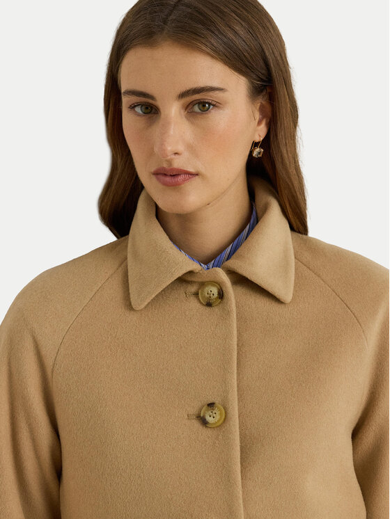 LAUREN RALPH LAUREN LAUREN RALPH LAUREN Volneni plašč 297P04140002 Bež Regular Fit