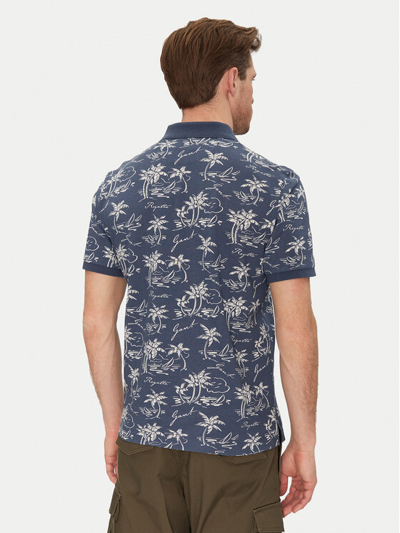 Gant Gant Polokošeľa 2014058 Tmavomodrá Regular Fit