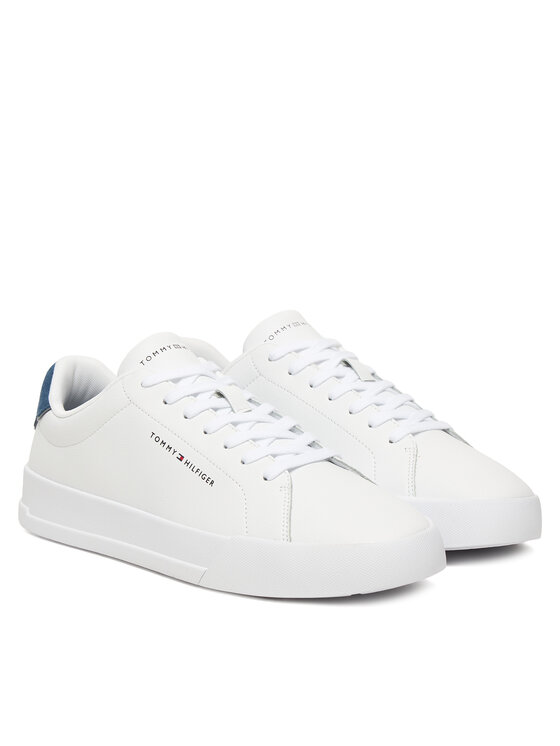 Tommy Hilfiger Tommy Hilfiger Tossud Th Court Lth Detail Ess FM0FM05367 Valge