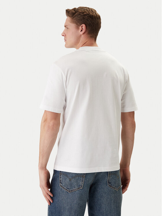 HUGO HUGO Футболка Nalentinio 50562727 Білий Regular Fit