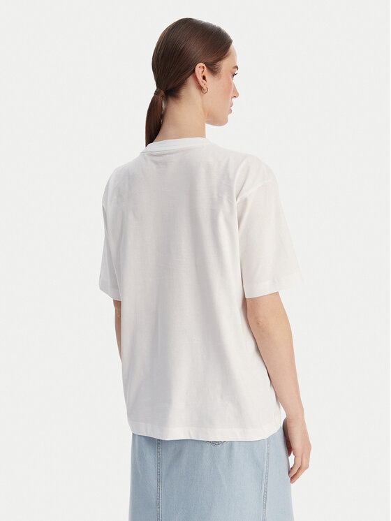 Guess Jeans Guess Jeans T-shirt W6RI20 K8HM0 Bianco Oversize