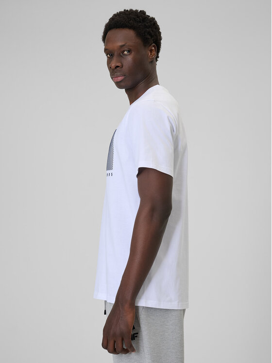 4F 4F T-Shirt COMMERCIAL 12 Biały Regular Fit