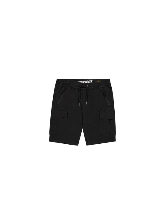 Alpha Industries Alpha Industries Szorty materiałowe Ripstop Jogger Short Czarny Classic Fit