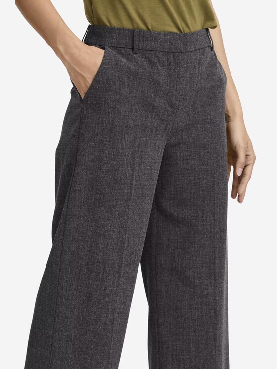 b.young b.young Pantaloni palazzo Pantalone bydanta wide leg pant 2 crop Grigio Regular Fit