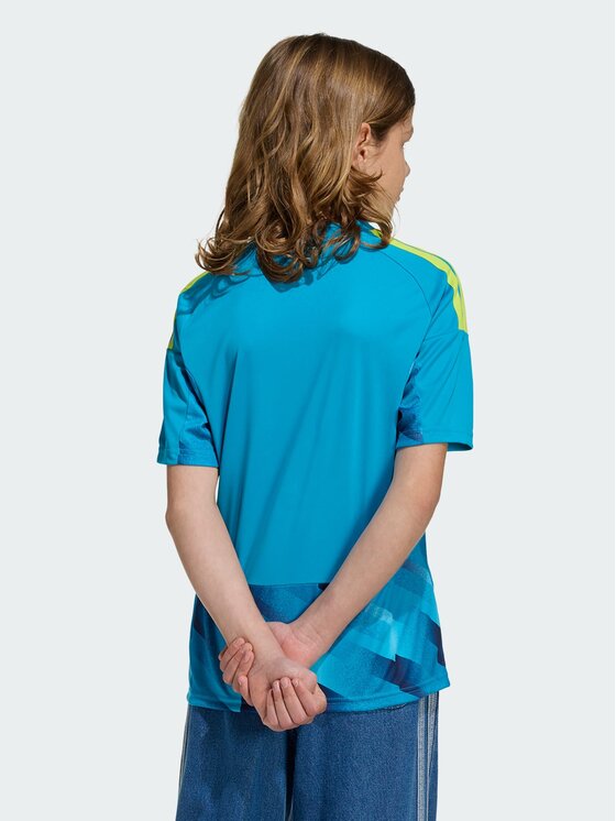 adidas adidas Koszulka techniczna Spain 26 Home Kids Goalkeeper Jersey Błękitny Regular Fit