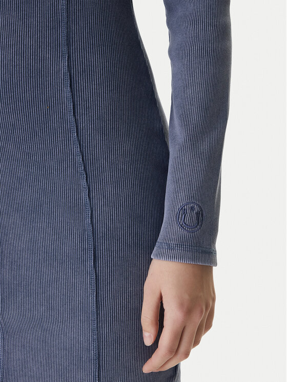 HUGO HUGO Rochie tricotată Nopal 50552814 Albastru Slim Fit