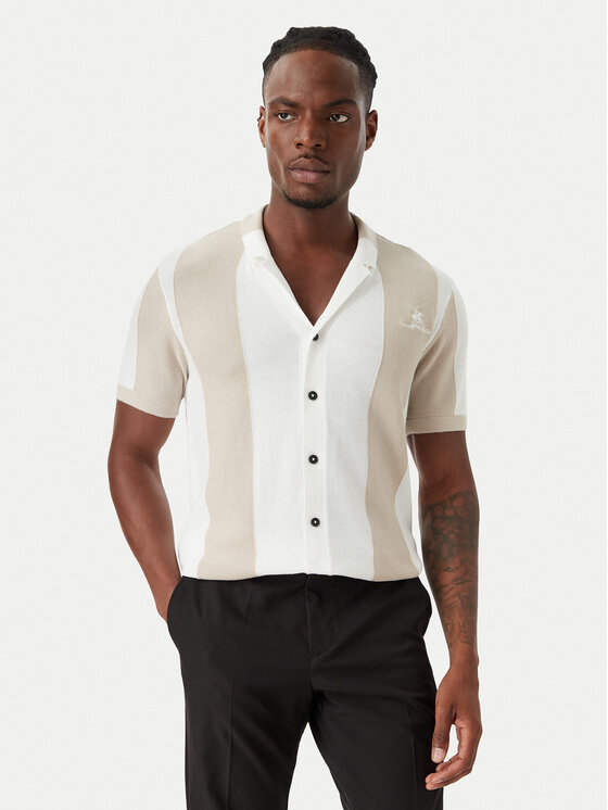 Beverly Hills Polo Club Cămașă M7613-HR Alb Regular Fit