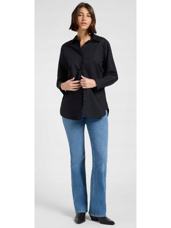 Lee Lee Jeansy Flap Pocket Jessica Niebieski Bootcut Fit
